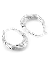 Hoop Earrings with Shine – Radiant Jewellery by Peora