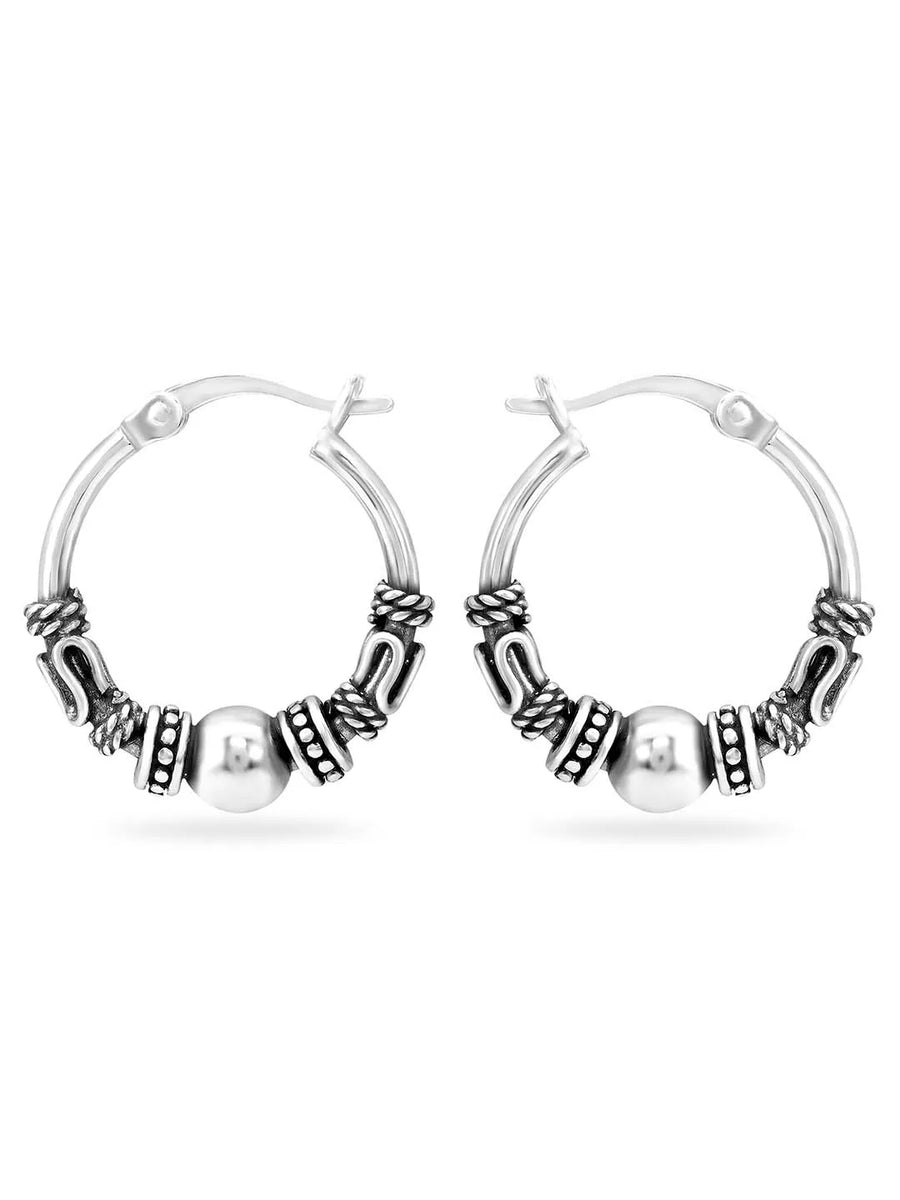 Petal-Shaped Hoop Earrings – Unique Floral Designs by Peora

