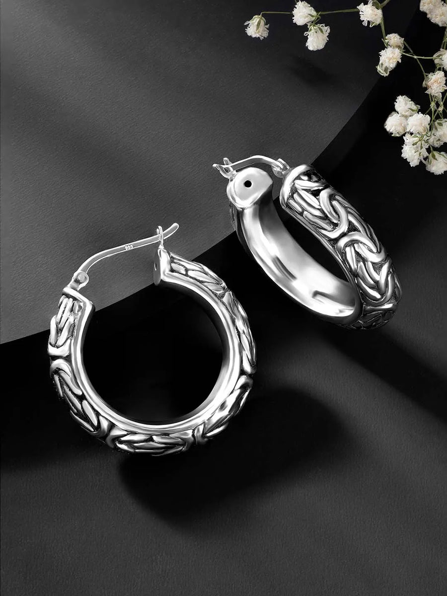 Elegance Hoop Earrings – Sophisticated Styles by Peora

