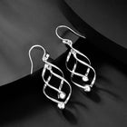 Sterling Drop Earrings – Elegant Silver Styles by Peora

