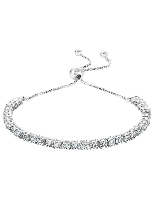 Tennis Adjustable Bracelet by Peora – Elegant & Flexible Fit