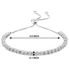Tennis Adjustable Bracelet by Peora – Elegant & Flexible Fit