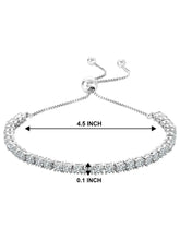 Tennis Adjustable Bracelet by Peora – Elegant & Flexible Fit