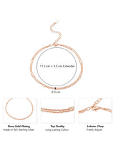 Footwear Anklet by Peora | Stylish Accent for Every Step