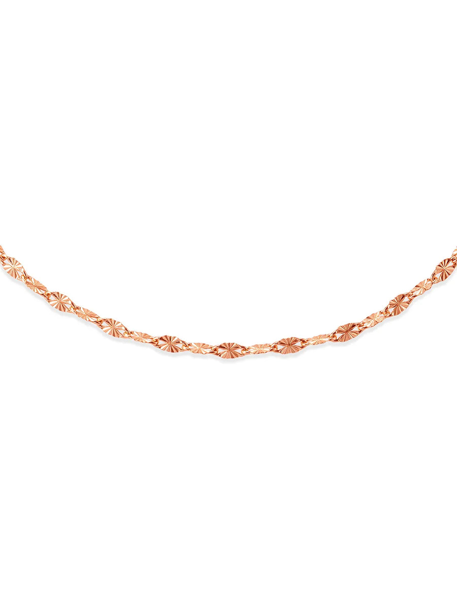 Sparkling Rosy Anklet by Peora | Radiant Elegance for Every Step