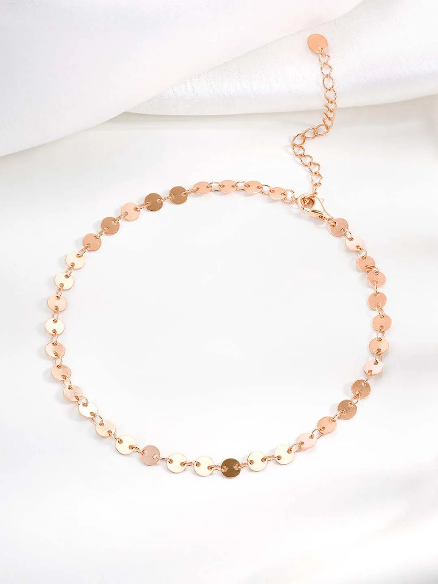 Blush Anklet Design by Peora | Delicate Charm for Elegant Looks