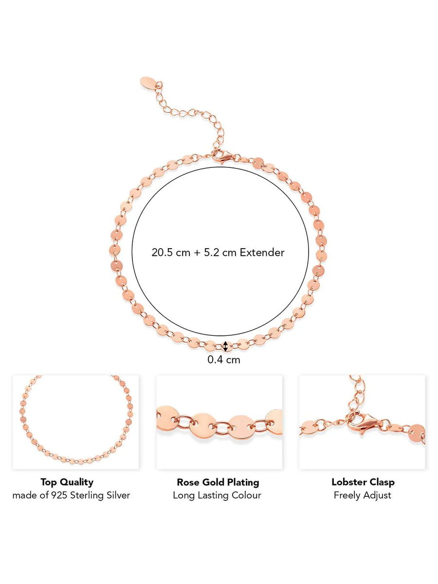 Blush Anklet Design by Peora | Delicate Charm for Elegant Looks