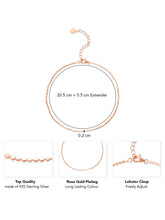 Blush Beauty Anklet by Peora | Soft Elegance for Every Step