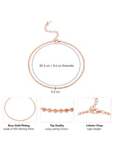 Steps Anklet by Peora | Graceful Charm with Every Step