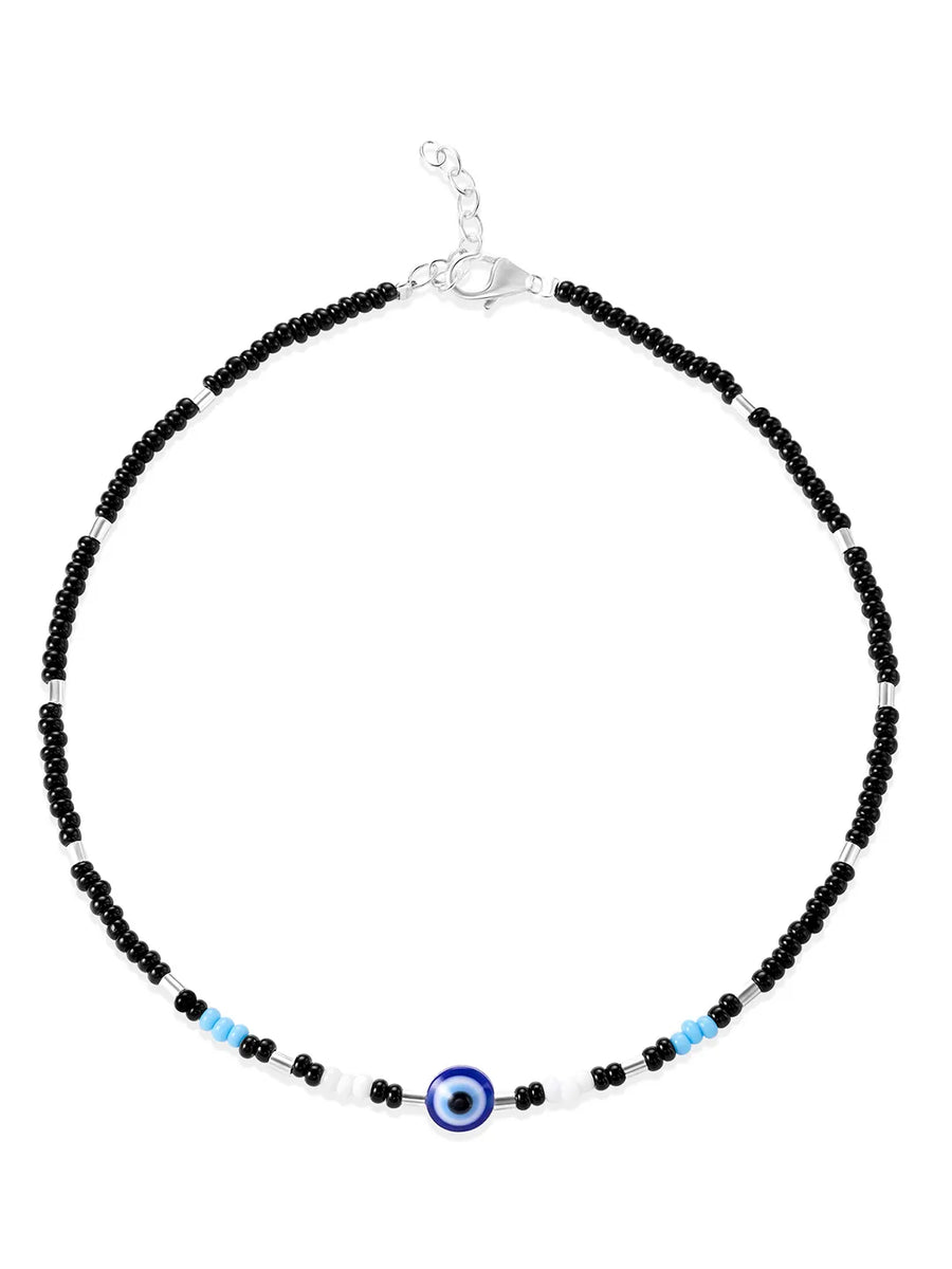 Evil Eye Guardian Anklet | Protective & Stylish by Peora

