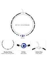 Evil Eye Guardian Anklet | Protective & Stylish by Peora

