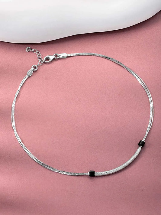 Sparkle Anklet | Dazzling Foot Jewellery by Peora

