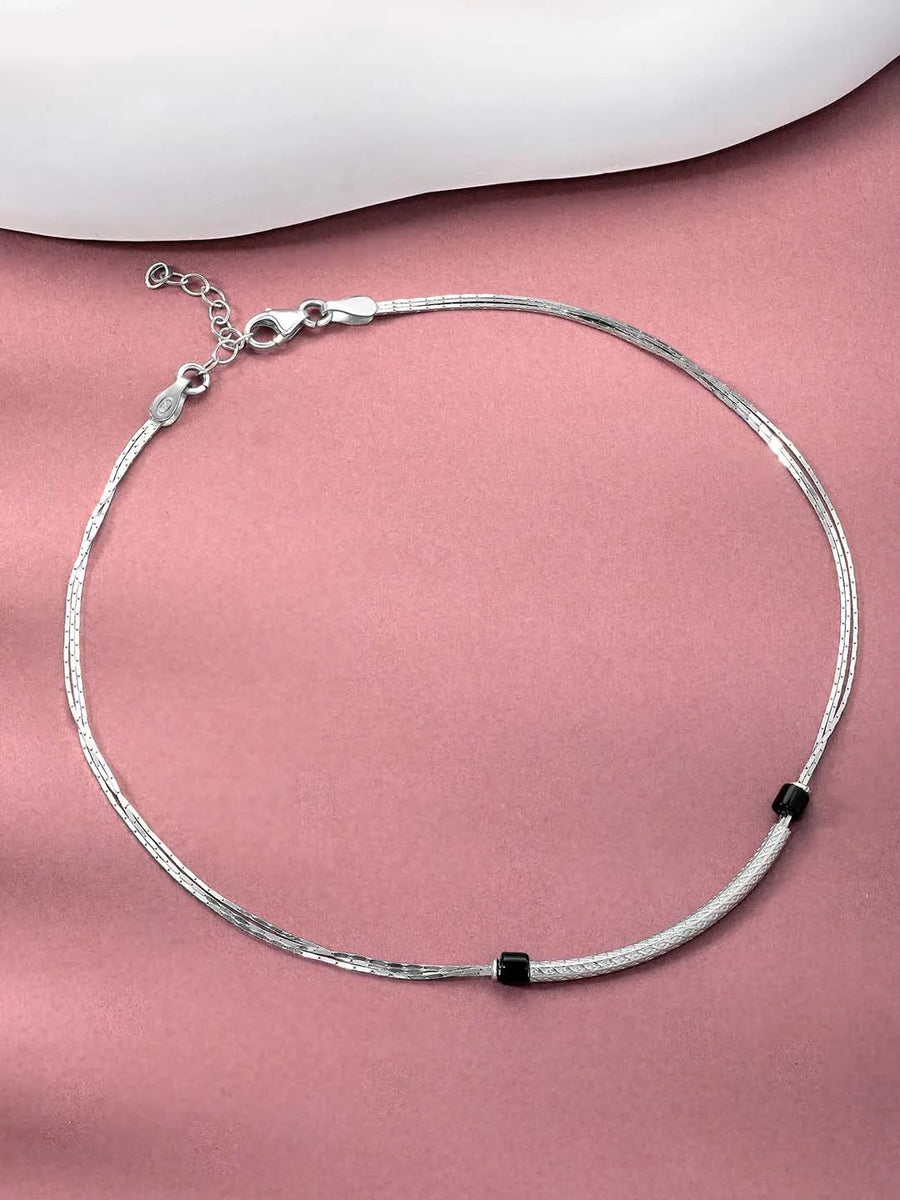 Sparkle Anklet | Dazzling Foot Jewellery by Peora

