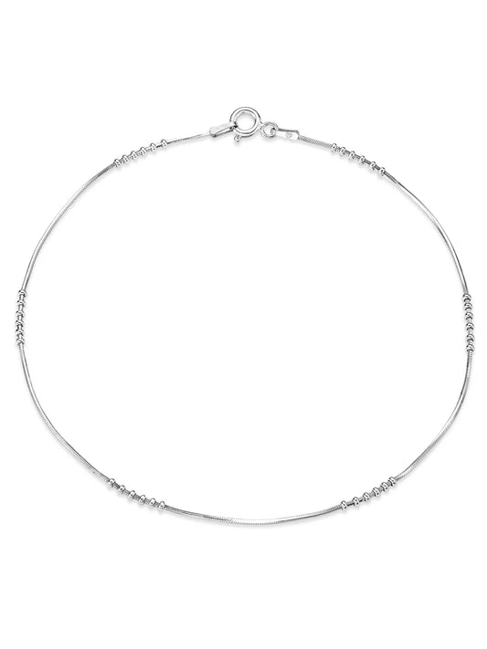 Moonlit Anklet | Elegant & Delicate Foot Jewellery by Peora

