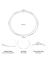 Moonlit Anklet | Elegant & Delicate Foot Jewellery by Peora

