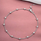 Moonlit Anklet | Subtle Sparkle & Elegance by Peora

