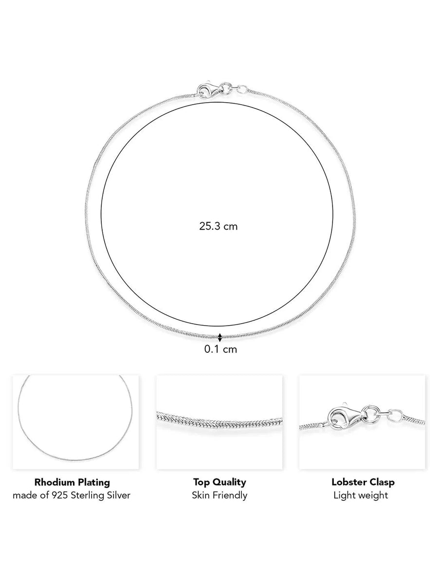 Anklet for Elegant Charm | Graceful Footwear Jewellery by Peora

