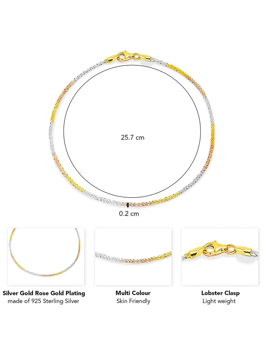 Charm Anklet Chain | Stylish & Delicate Designs by Peora

