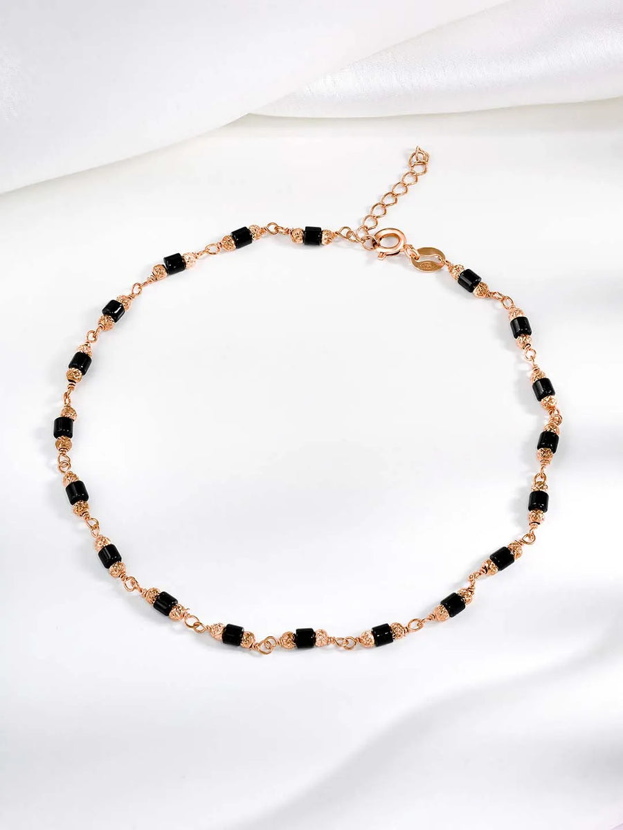 Elegant Grace Anklet | Timeless Foot Jewellery by Peora

