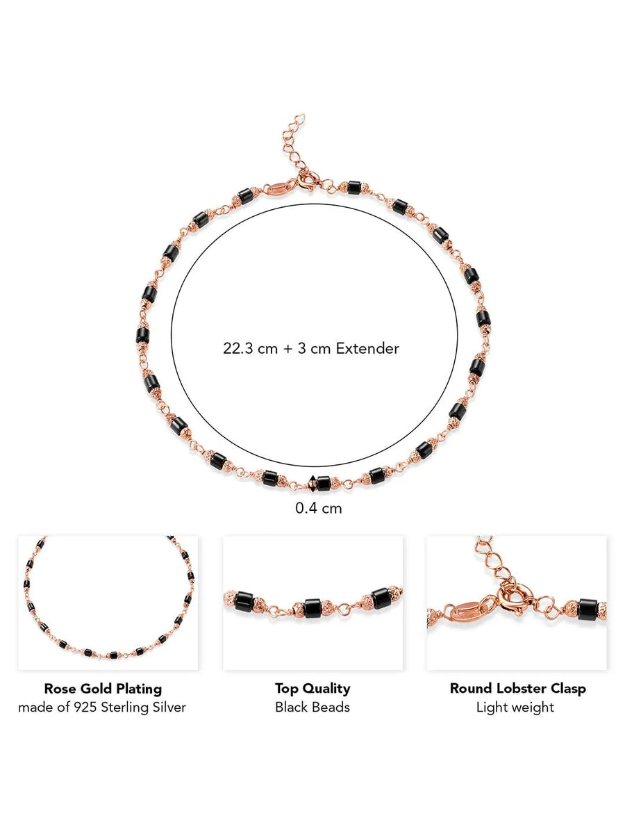 Elegant Grace Anklet | Timeless Foot Jewellery by Peora

