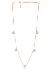 Romantic Glow Stunning Rose Gold Necklace