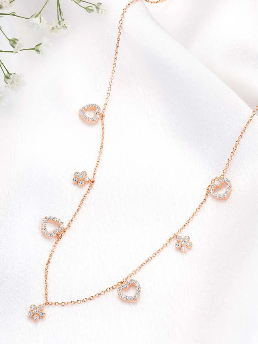 Modern Romance Necklace – Elegant Fashion Jewellery by Peora


