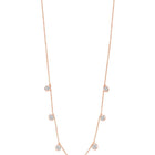 Modern Elegance Chain Pendant Necklace - Rose Gold