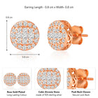 Elegance Stud Earrings – Graceful & Stylish by Peora

