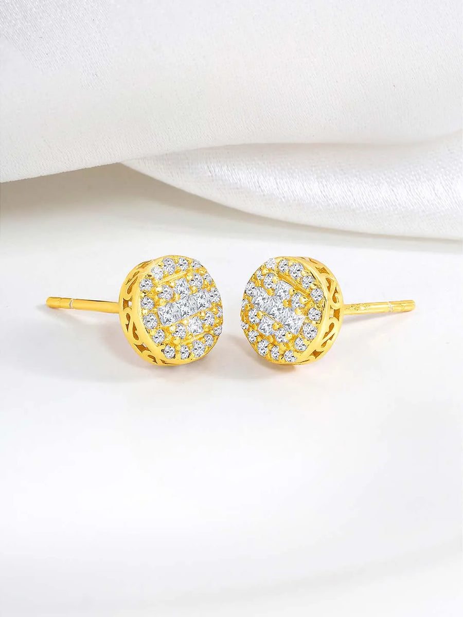 Elegance Stud Earrings – Graceful & Stylish by Peora

