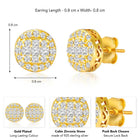 Elegance Stud Earrings – Graceful & Stylish by Peora

