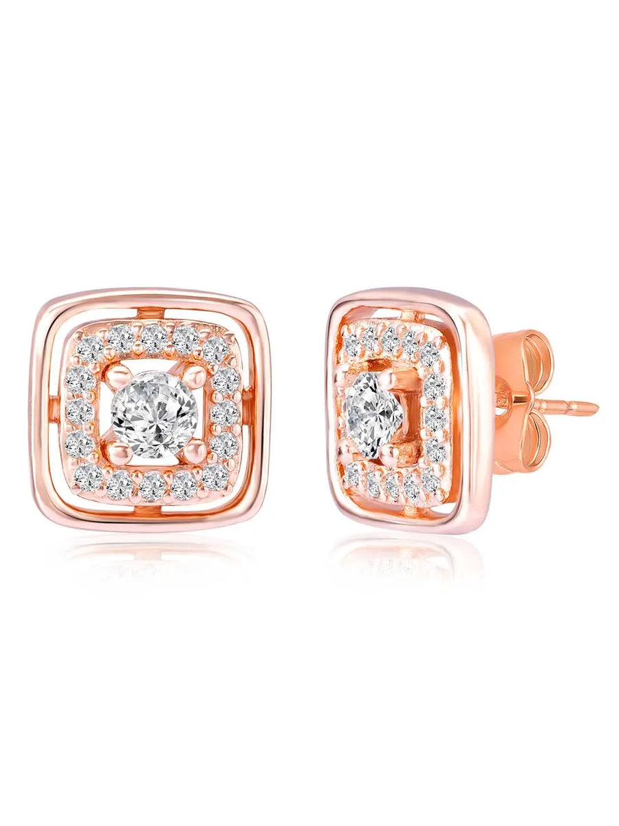 Gleam Stud Earrings – Sparkling Jewellery by Peora