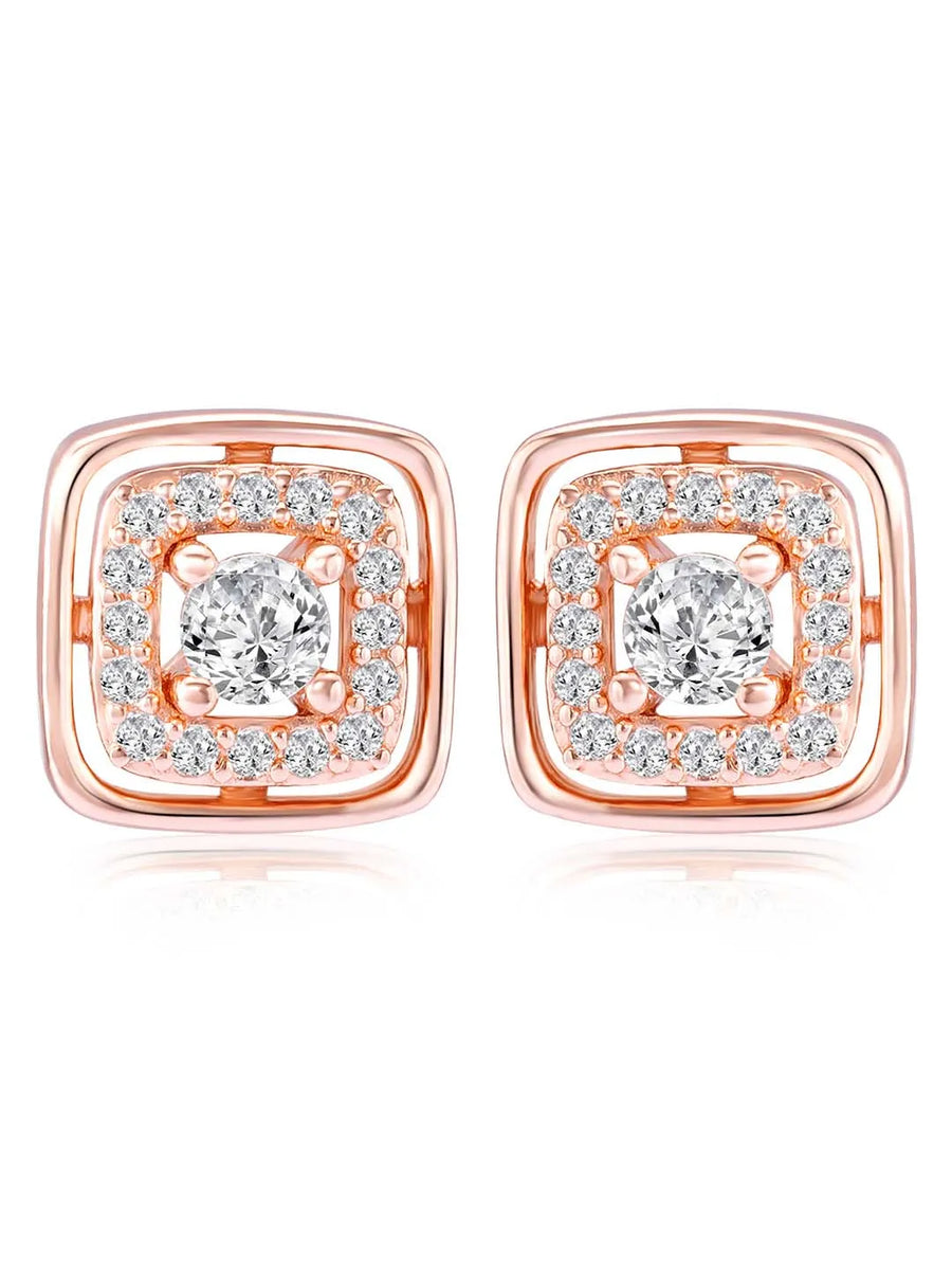 Gleam Stud Earrings – Sparkling Jewellery by Peora
