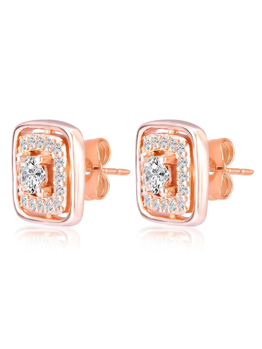 Gleam Stud Earrings – Sparkling Jewellery by Peora