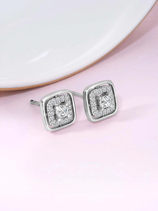 Gleam Stud Earrings – Sparkling Jewellery by Peora
