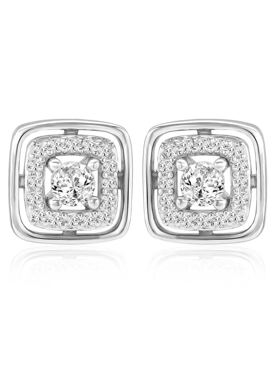 Gleam Stud Earrings – Sparkling Jewellery by Peora