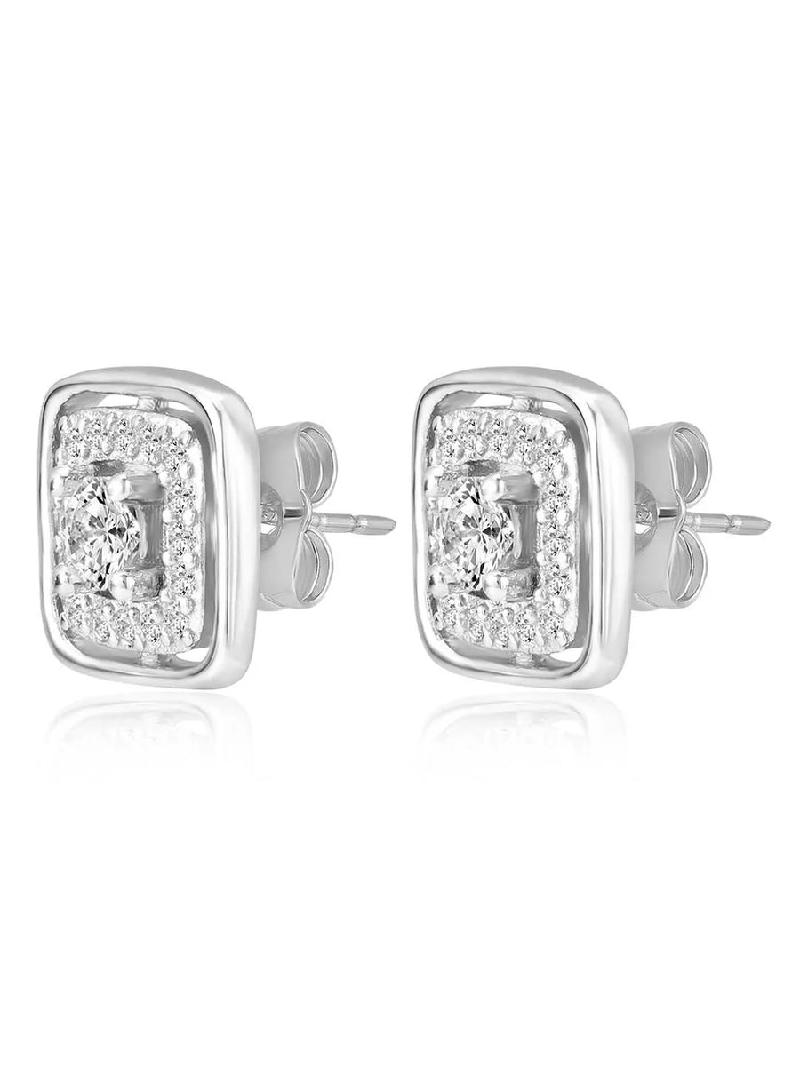 Gleam Stud Earrings – Sparkling Jewellery by Peora