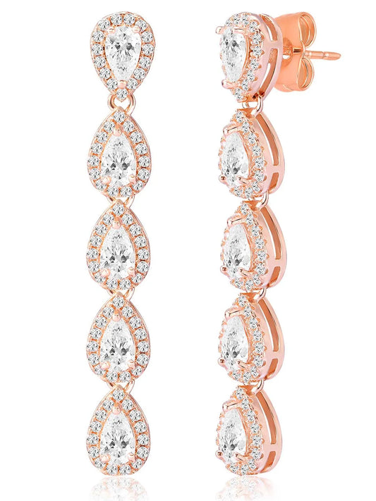 Twilight Drop Earrings – Elegant Jewelry by Peora

