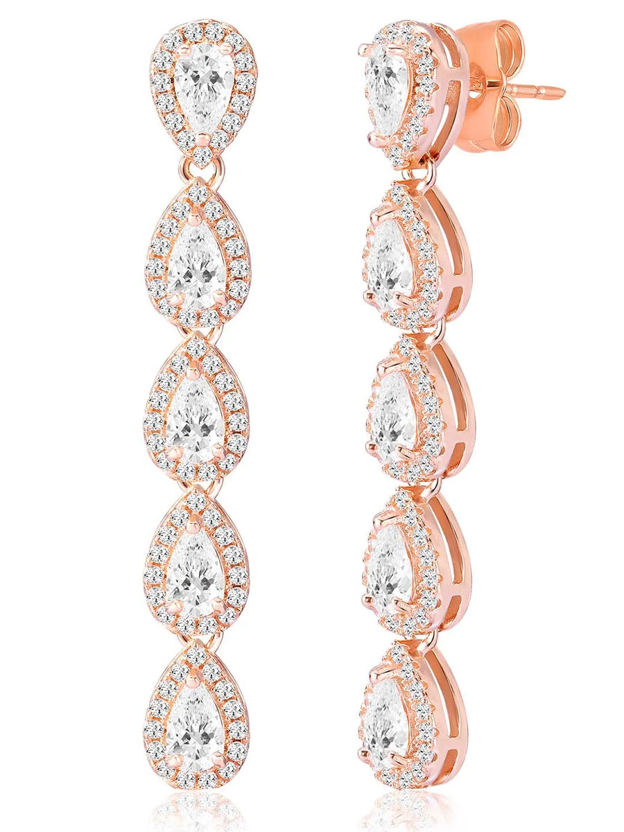 Twilight Drop Earrings – Elegant Jewelry by Peora

