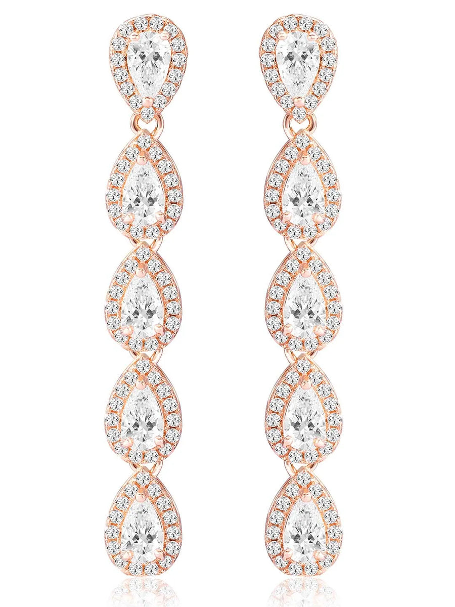 Twilight Drop Earrings – Elegant Jewelry by Peora

