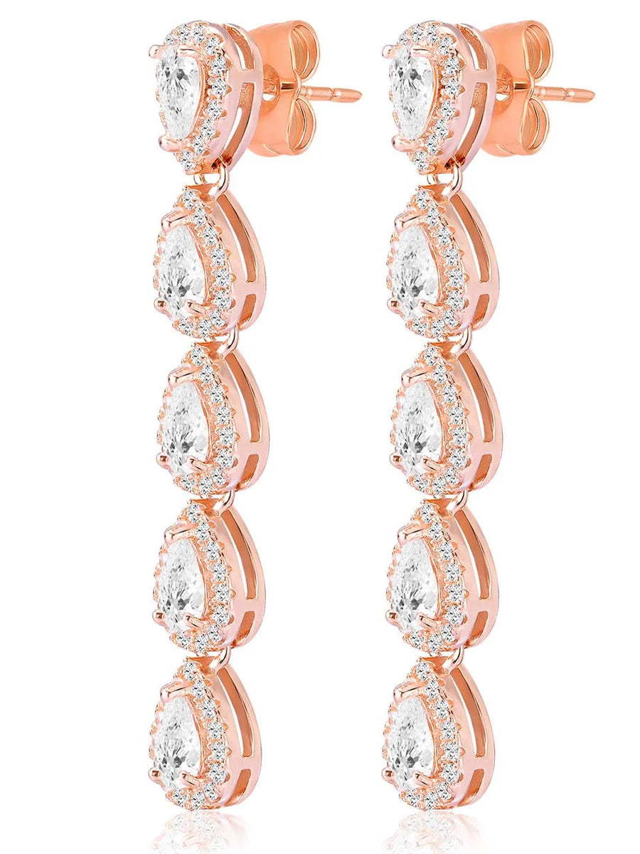 Twilight Drop Earrings – Elegant Jewelry by Peora

