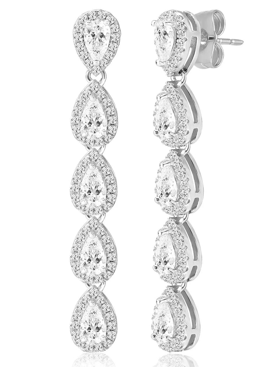 Twilight Drop Earrings – Elegant Jewelry by Peora

