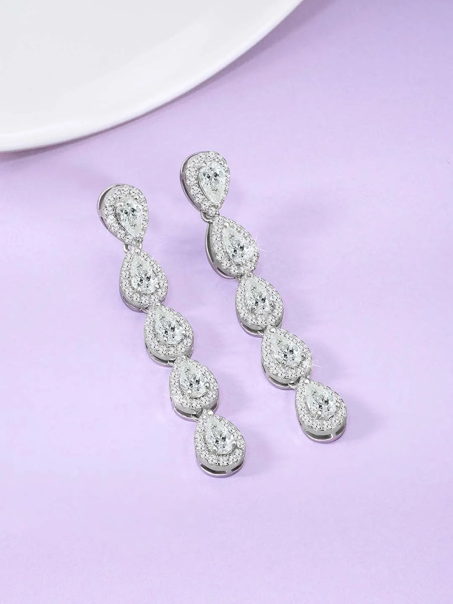 Twilight Drop Earrings – Elegant Jewelry by Peora

