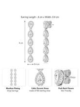 Twilight Drop Earrings – Elegant Jewelry by Peora

