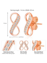 Horizon Stud Earrings – Elegant Jewelry by Peora

