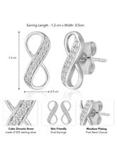 Horizon Stud Earrings – Elegant Jewelry by Peora


