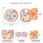 Moon Jewels Stud Earrings – Mystical Jewelry by Peora

