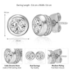 Moon Jewels Stud Earrings – Mystical Jewelry by Peora

