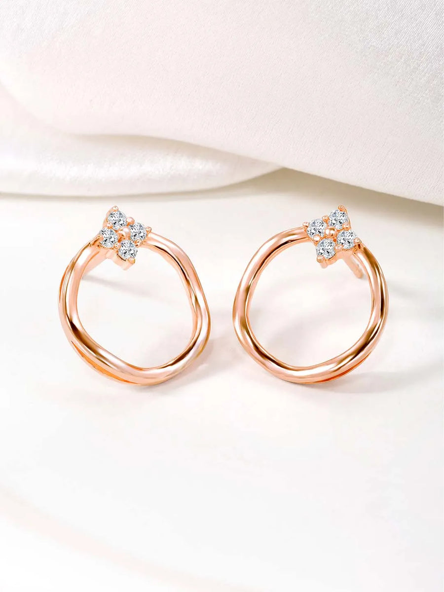 Halo Stud Earrings – Radiant Jewelry by Peora

