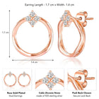 Halo Stud Earrings – Radiant Jewelry by Peora

