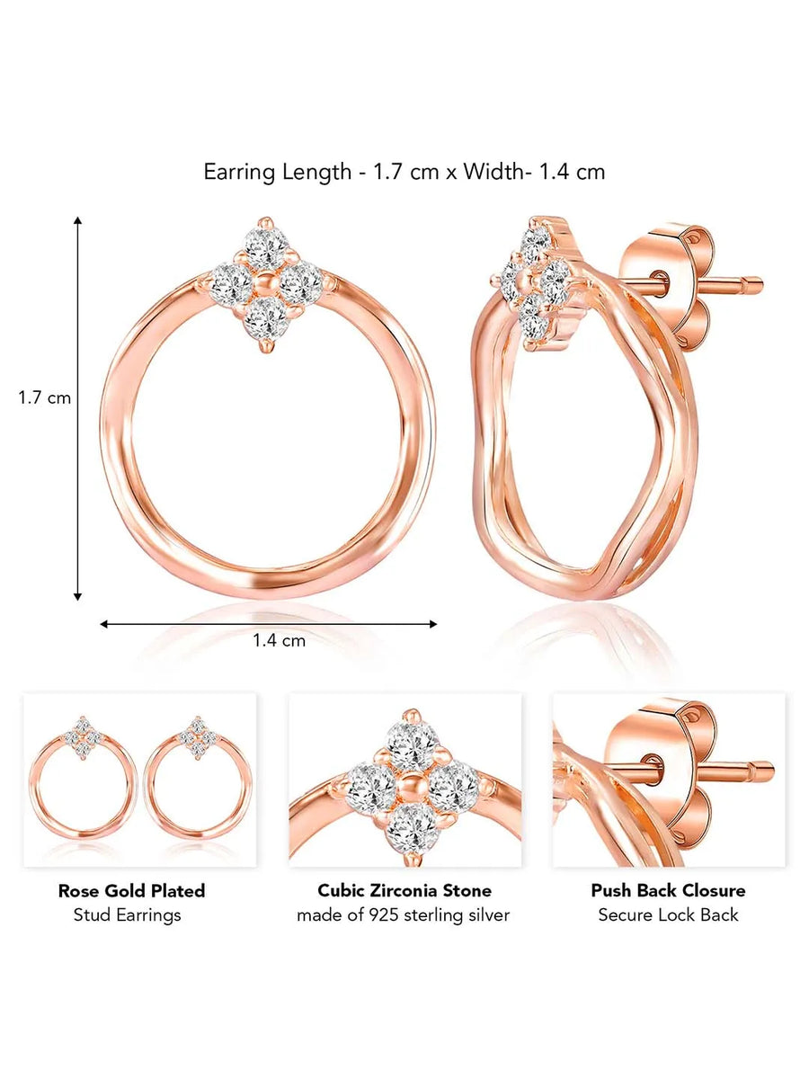 Halo Stud Earrings – Radiant Jewelry by Peora

